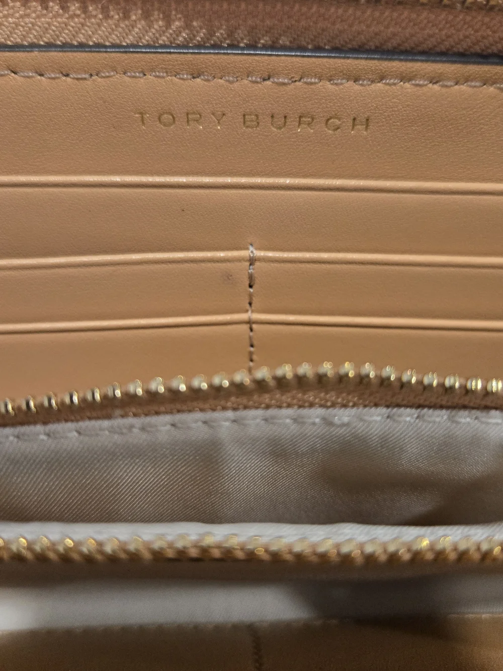 Tory Burch Balloon Stripe Zip Wallet